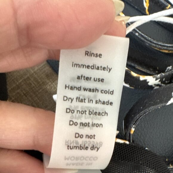 Demi Moore X Andie The Tropez String Bikini Top Black Burst NWT - Picture 12 of 14